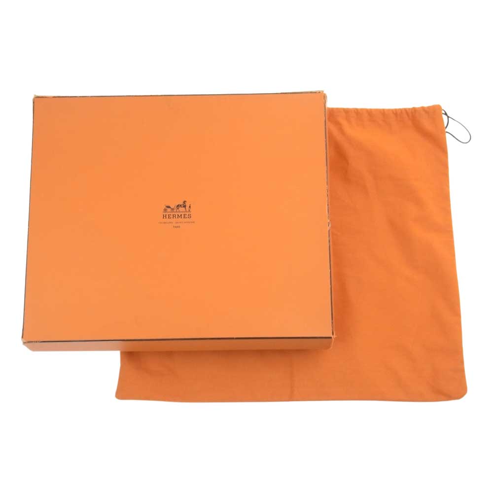 HERMES エルメス サックアデペッシュ 41 トゴ □H刻印 シルバー金具 レザー ビジネス ブリーフケース バッグ ダークブラウン系【中古】