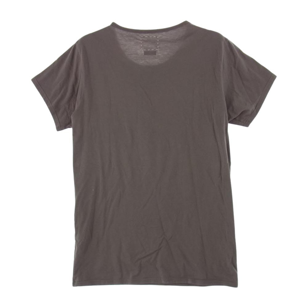 VISVIM ビズビム 0114105010006 14SS D. SCOOP HENLEY S/S スクープ 半袖 ヘンリーネック Tシャツ カットソー グレー系 3【中古】