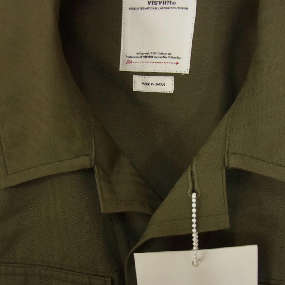 VISVIM ビズビム 0121405013003 21AW KILGORE JKT ヘリンボーン ミリタリー ファティーグ キルゴア ジャケット カーキ系 2【美品】【中古】
