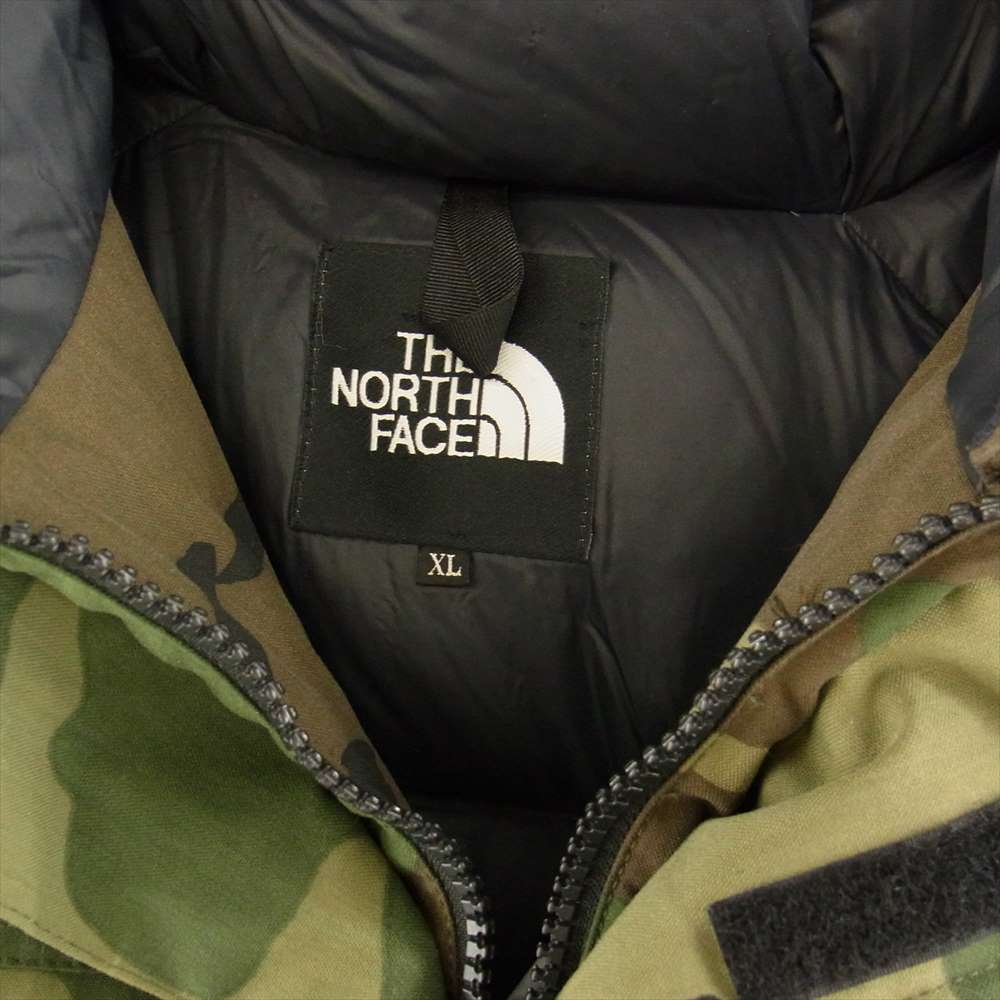THE NORTH FACE ノースフェイス ND91525 NOVELTY MCMURDO PARKA ノベルティ マクマード パーカー カモ ダウン ジャケット  グリーン系 XL【中古】
