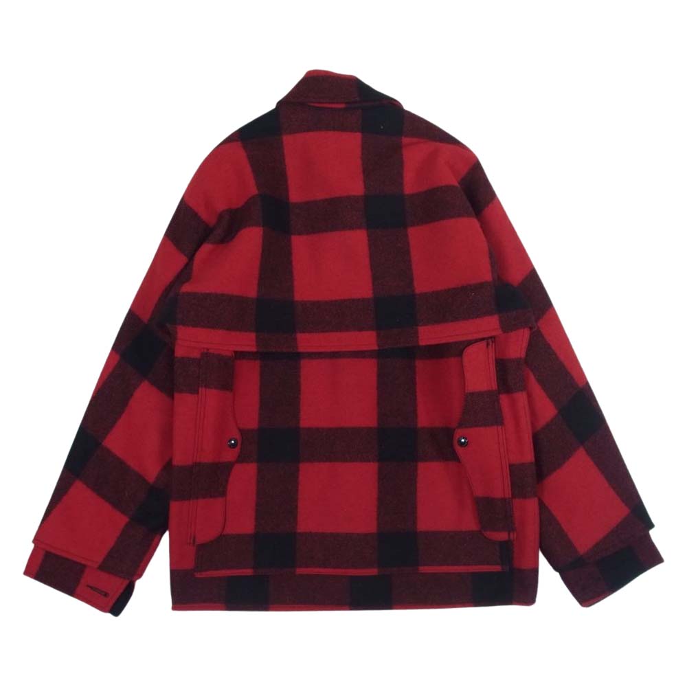 FILSON フィルソン Mackinaw Cruiser マッキーノ クルーザー ウール チェック ジャケット レッド系 38【中古】