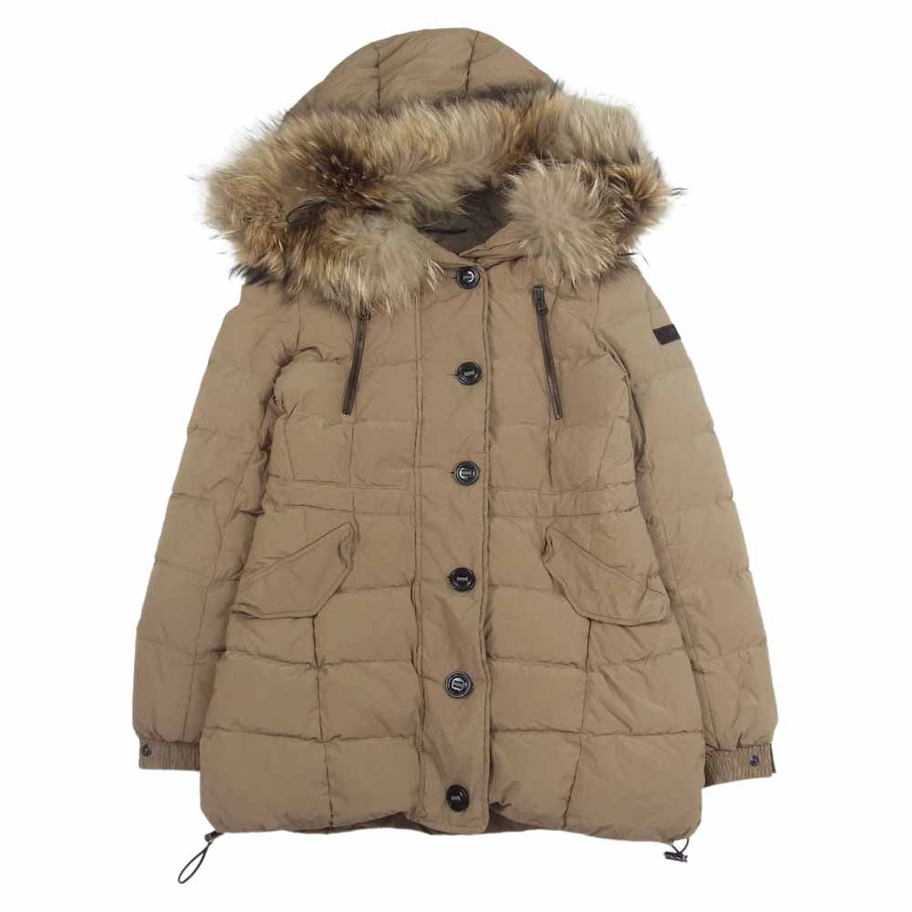 TATRAS タトラス 国内正規品 PLUTONE プルトーネ ファー ダウン ジャケット ベージュ系 1【中古】