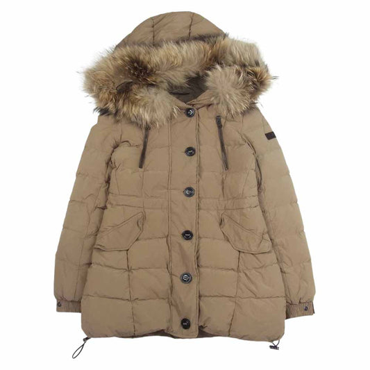 TATRAS タトラス 国内正規品 PLUTONE プルトーネ ファー ダウン ジャケット ベージュ系 1【中古】