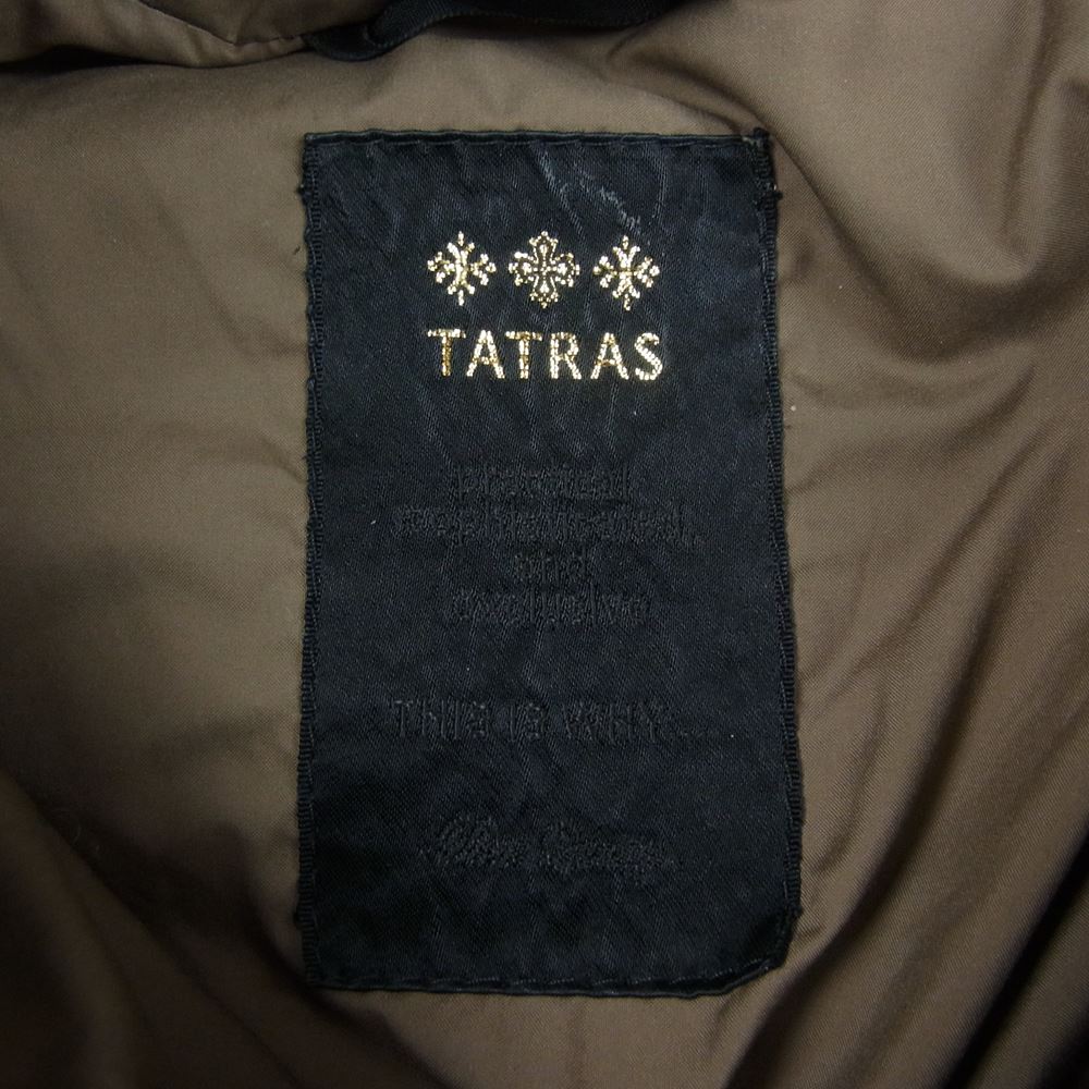TATRAS タトラス 国内正規品 PLUTONE プルトーネ ファー ダウン ジャケット ベージュ系 1【中古】