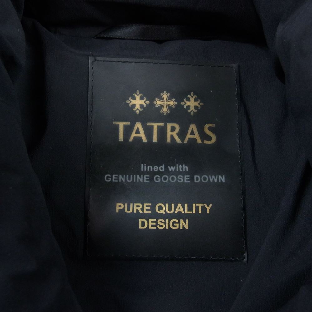 TATRAS タトラス LTA17A4487 国内正規品 AGOGNA アゴーニャ ダウン コート ブラック系 1【中古】