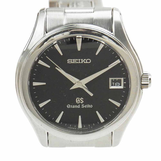 GRAND SEIKO グランドセイコー SBGX041 9F62-0A10  クォーツ SS QZ 黒文字盤 腕時計 ウォッチ  シルバー系【中古】