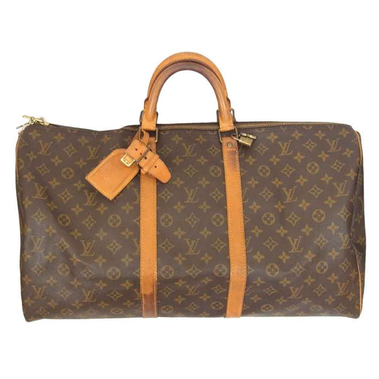 LOUIS VUITTON ルイ・ヴィトン M41424 モノグラム キーポル 55 ボストン バッグ ブラウン系【中古】