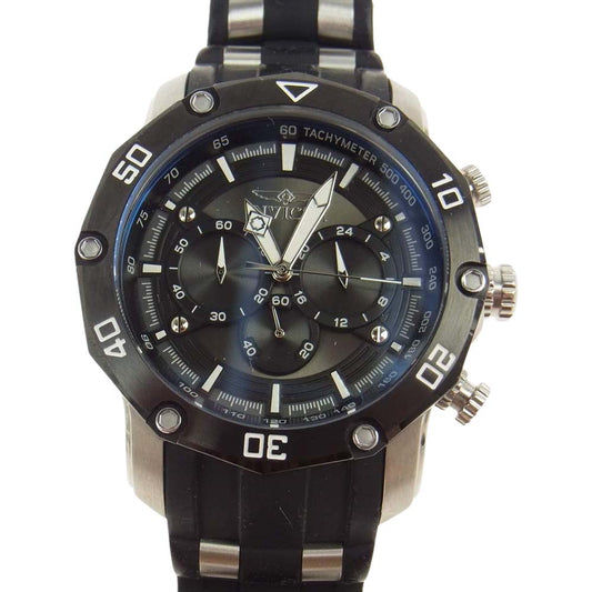 インビクタ 28753 Pro Diver Quartz Watch 50mm プロ ダイバー クウォーツ ウォッチ 腕時計 ブラック系【中古】