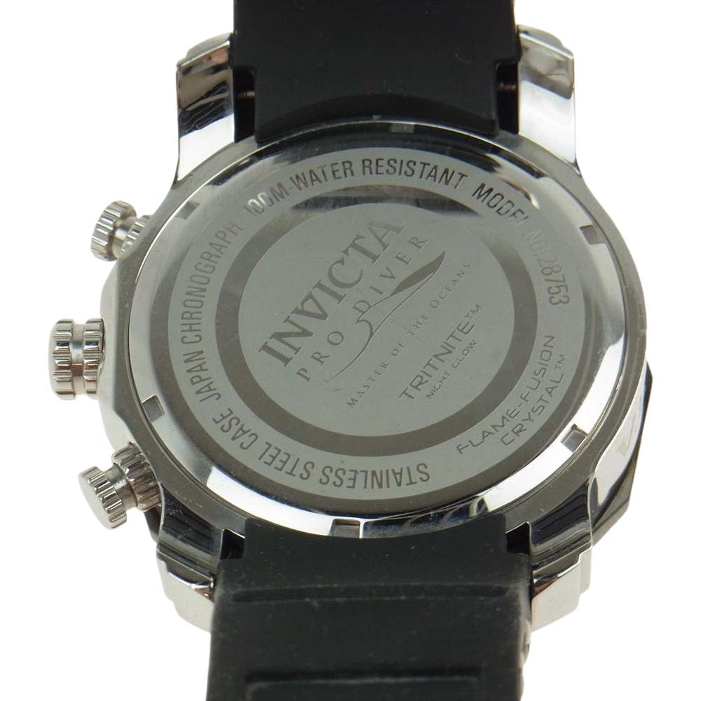 インビクタ 28753 Pro Diver Quartz Watch 50mm プロ ダイバー クウォーツ ウォッチ 腕時計 ブラック系【中古】