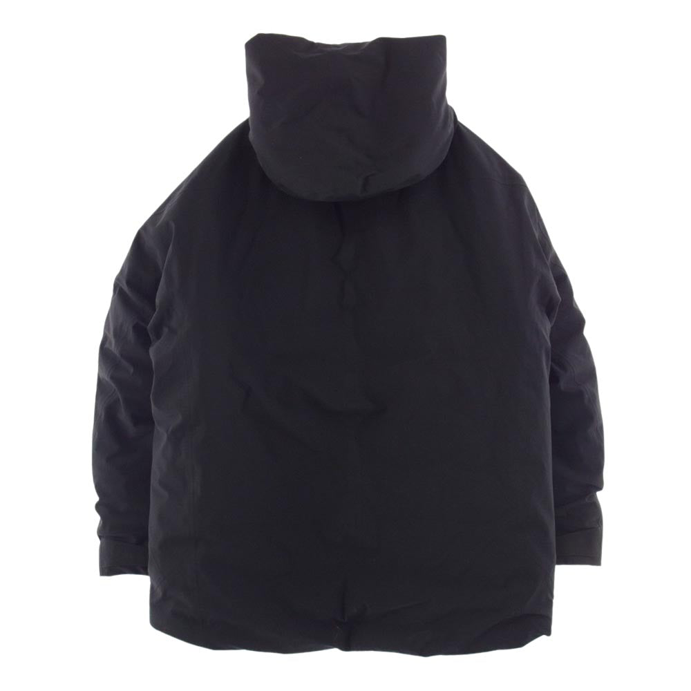 ATTACHMENT アタッチメント AC03-205 3レイヤー ライト タフタ フーデッド ダウン ブルゾン ジャケット ブラック系 1【中古】