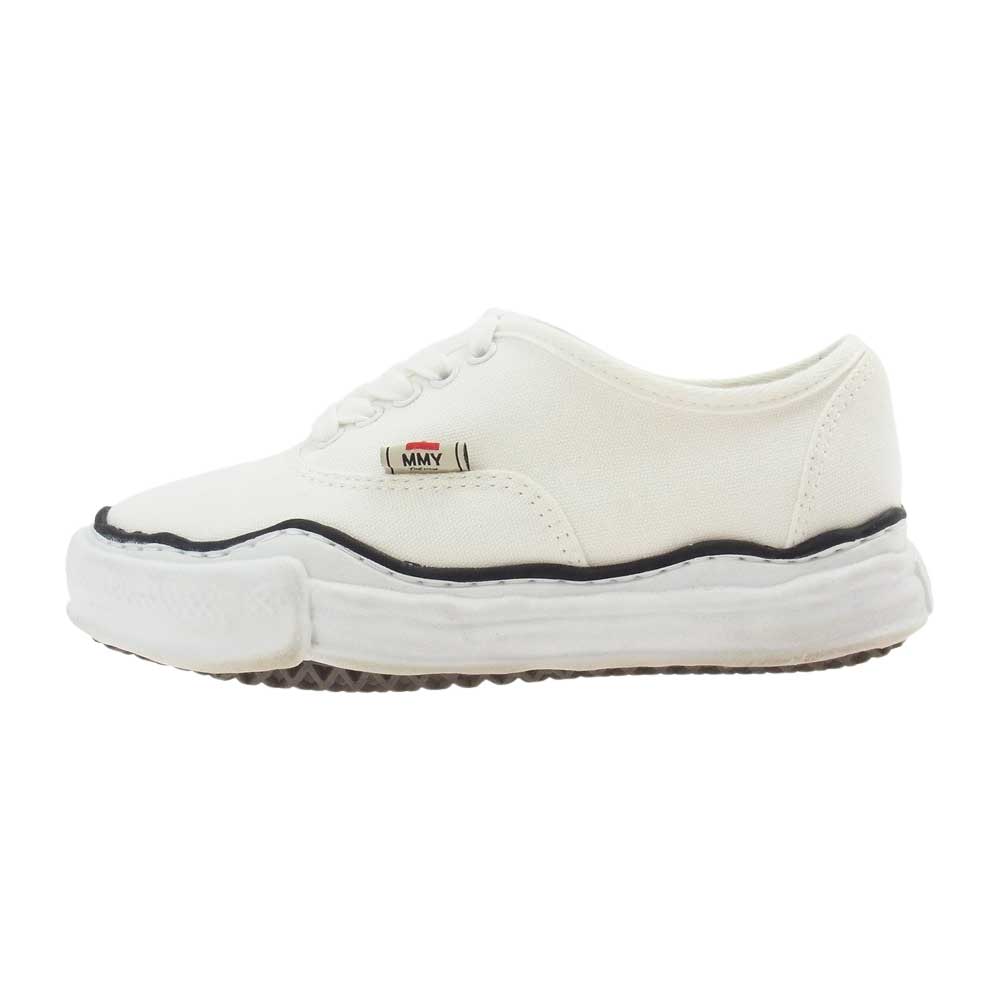 MIHARA YASUHIRO ミハラヤスヒロ A02FW704 BAKER OG SOLE CANVAS LOW SNEAKER オリジナルソール ローカット キャンバス スニーカー ホワイト系 38【美品】【中古】