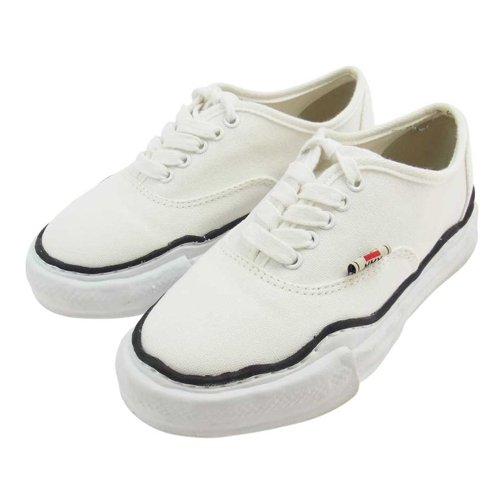 MIHARA YASUHIRO ミハラヤスヒロ A02FW704 BAKER OG SOLE CANVAS LOW SNEAKER オリジナルソール ローカット キャンバス スニーカー ホワイト系 38【美品】【中古】