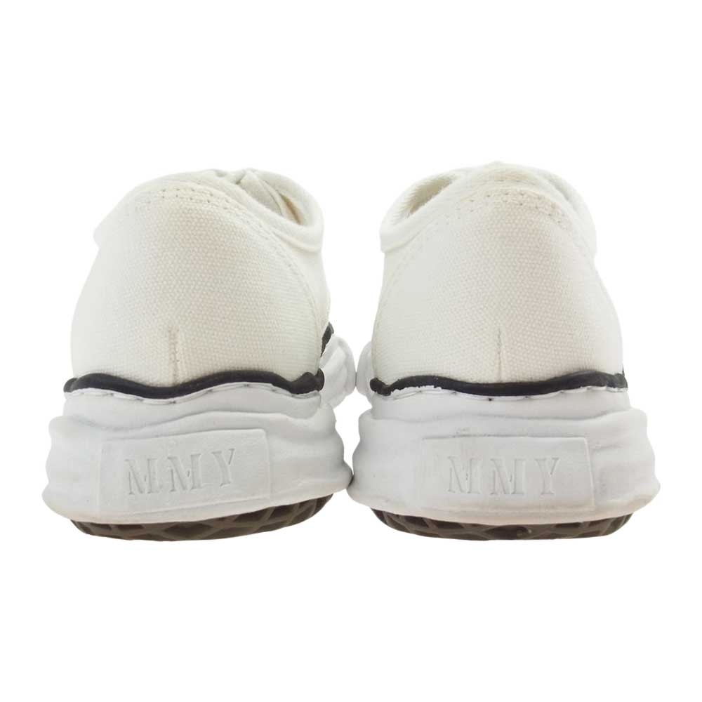 MIHARA YASUHIRO ミハラヤスヒロ A02FW704 BAKER OG SOLE CANVAS LOW SNEAKER オリジナルソール ローカット キャンバス スニーカー ホワイト系 38【美品】【中古】