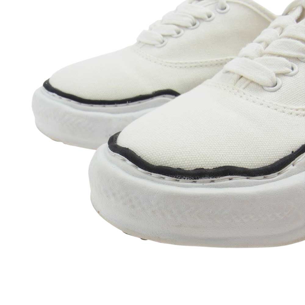 MIHARA YASUHIRO ミハラヤスヒロ A02FW704 BAKER OG SOLE CANVAS LOW SNEAKER オリジナルソール ローカット キャンバス スニーカー ホワイト系 38【美品】【中古】
