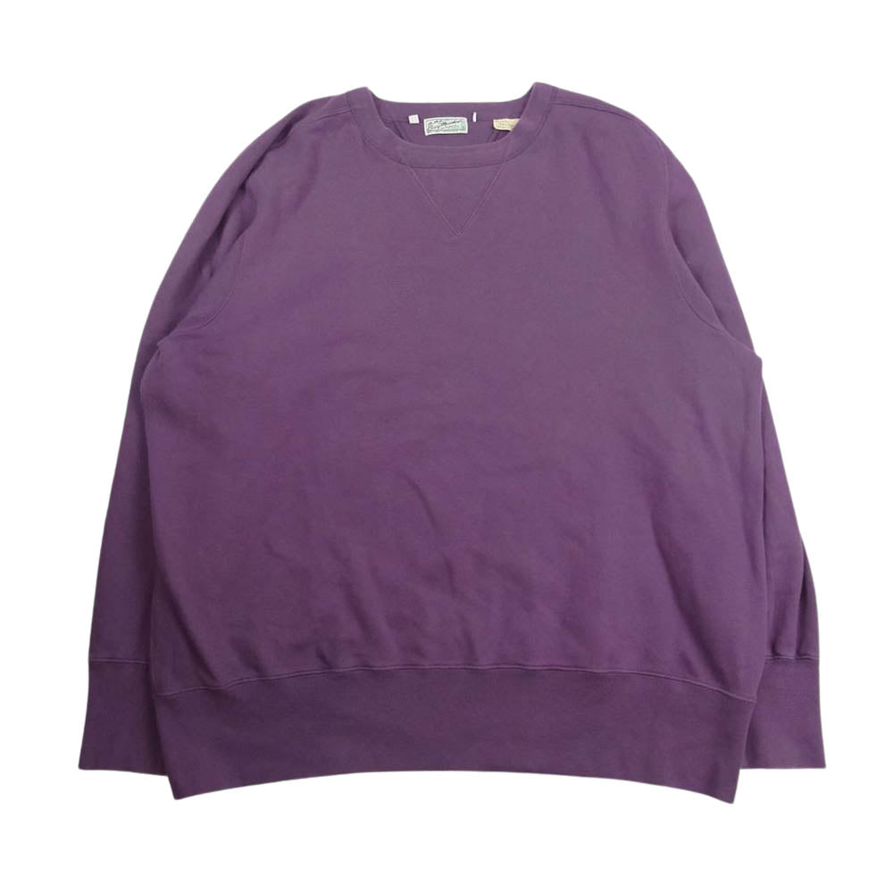 Levi's リーバイス 21931-0024 LVC VINTAGE CLOTHING BAY MEADOWS SWEAT SHIRT ヴィンテージクロージング ベイメドーズ 両V スウェット シャツ パープル パープル系 XL【中古】