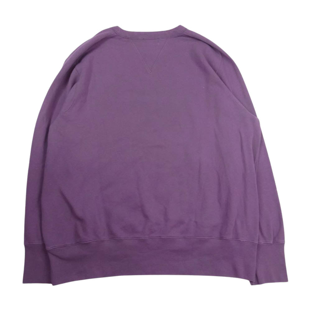 Levi's リーバイス 21931-0024 LVC VINTAGE CLOTHING BAY MEADOWS SWEAT SHIRT ヴィンテージクロージング ベイメドーズ 両V スウェット シャツ パープル パープル系 XL【中古】