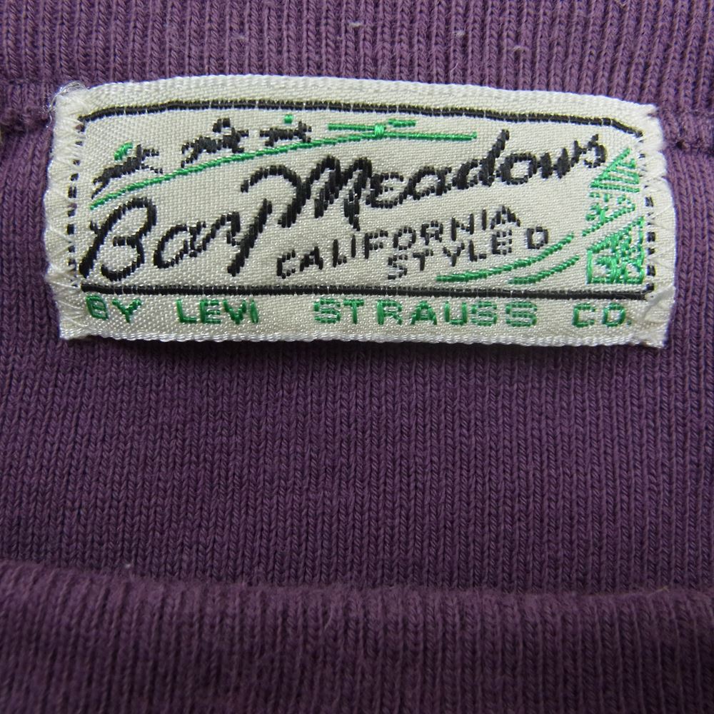 Levi's リーバイス 21931-0024 LVC VINTAGE CLOTHING BAY MEADOWS SWEAT SHIRT ヴィンテージクロージング ベイメドーズ 両V スウェット シャツ パープル パープル系 XL【中古】