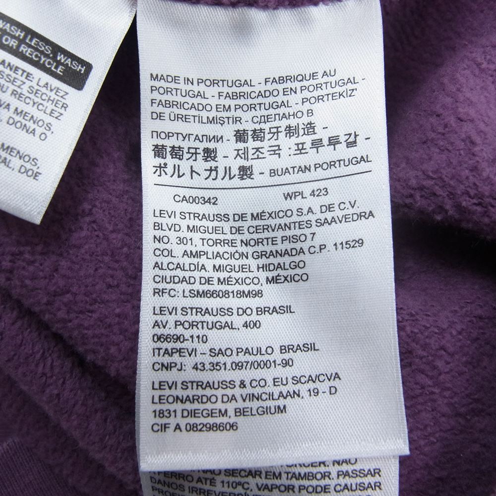 Levi's リーバイス 21931-0024 LVC VINTAGE CLOTHING BAY MEADOWS SWEAT SHIRT ヴィンテージクロージング ベイメドーズ 両V スウェット シャツ パープル パープル系 XL【中古】