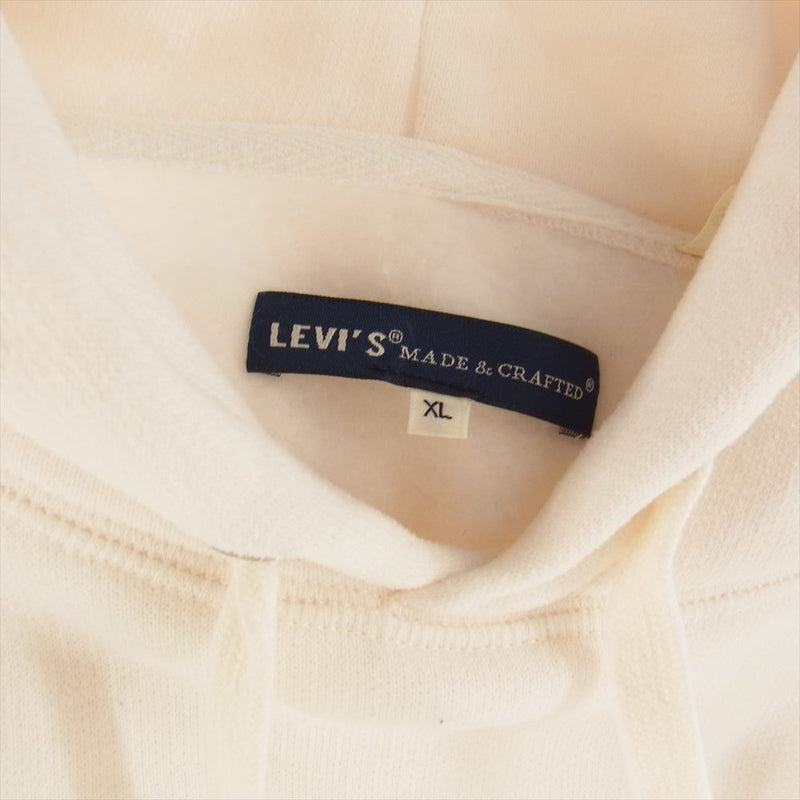 Levi's リーバイス 84581-0003 Made & Crafted メイドアンドクラフテッド Midnight Blue Series Casual Knit Hoodie ホワイト系 XL【美品】【中古】