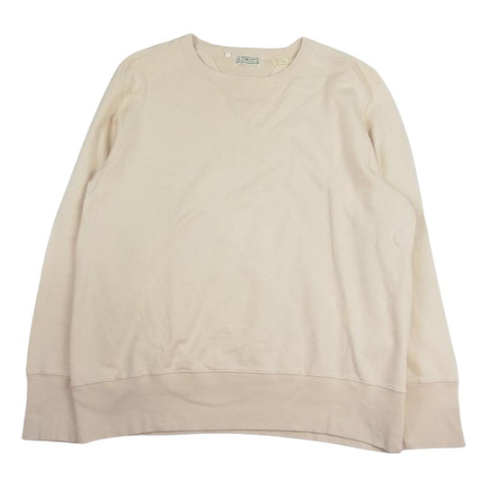 Levi's リーバイス 21931-0021 LVC VINTAGE CLOTHING BAY MEADOWS SWEAT SHIRT ヴィンテージクロージング ベイメドーズ 両V スウェット シャツ ベージュ オフホワイト系 XL【中古】