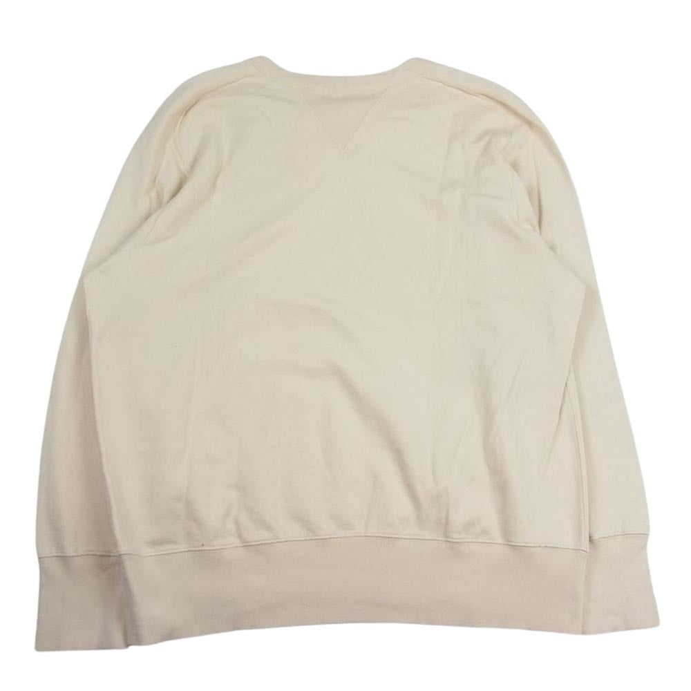 Levi's リーバイス 21931-0021 LVC VINTAGE CLOTHING BAY MEADOWS SWEAT SHIRT ヴィンテージクロージング ベイメドーズ 両V スウェット シャツ ベージュ オフホワイト系 XL【中古】