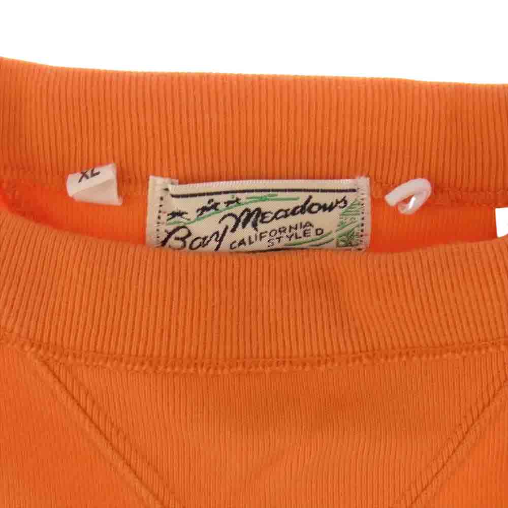 Levi's リーバイス 21931-0036 LVC VINTAGE CLOTHING BAY MEADOWS SWEAT SHIRT ヴィンテージクロージング ベイメドーズ 両V スウェット シャツ オレンジ オレンジ系 XL【中古】