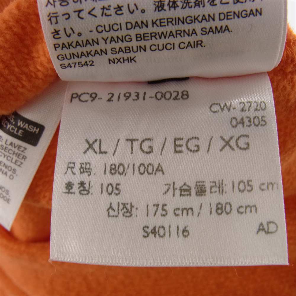 Levi's リーバイス 21931-0036 LVC VINTAGE CLOTHING BAY MEADOWS SWEAT SHIRT ヴィンテージクロージング ベイメドーズ 両V スウェット シャツ オレンジ オレンジ系 XL【中古】