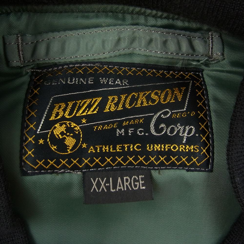 Buzz Rickson's バズリクソンズ BR11540 MA-1 ミリタリー フライト ジャケット レッド系 XXL【中古】