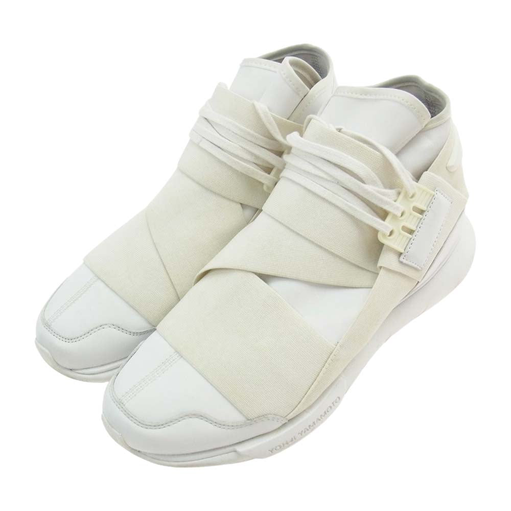 Yohji Yamamoto ヨウジヤマモト AQ5500 Y-3 ワイスリー QASA HIGH カーサ ハイ スニーカー ホワイト系 26.5【中古】