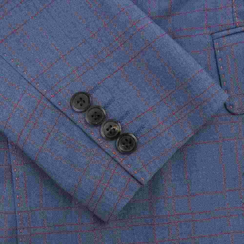 JUNYA WATANABE COMME des GARCONS MAN ジュンヤワタナベコムデギャルソンマン AD2012 WK-J008 チェック ダブル テーラード ジャケット タック スラックス パンツ セットアップ マルチカラー系 XS【中古】