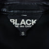 BLACK COMME des GARCONS ブラックコムデギャルソン AD2011 1H-J023 フェイクレザー ダブル ライダース ジャケット ブラック系 S【中古】