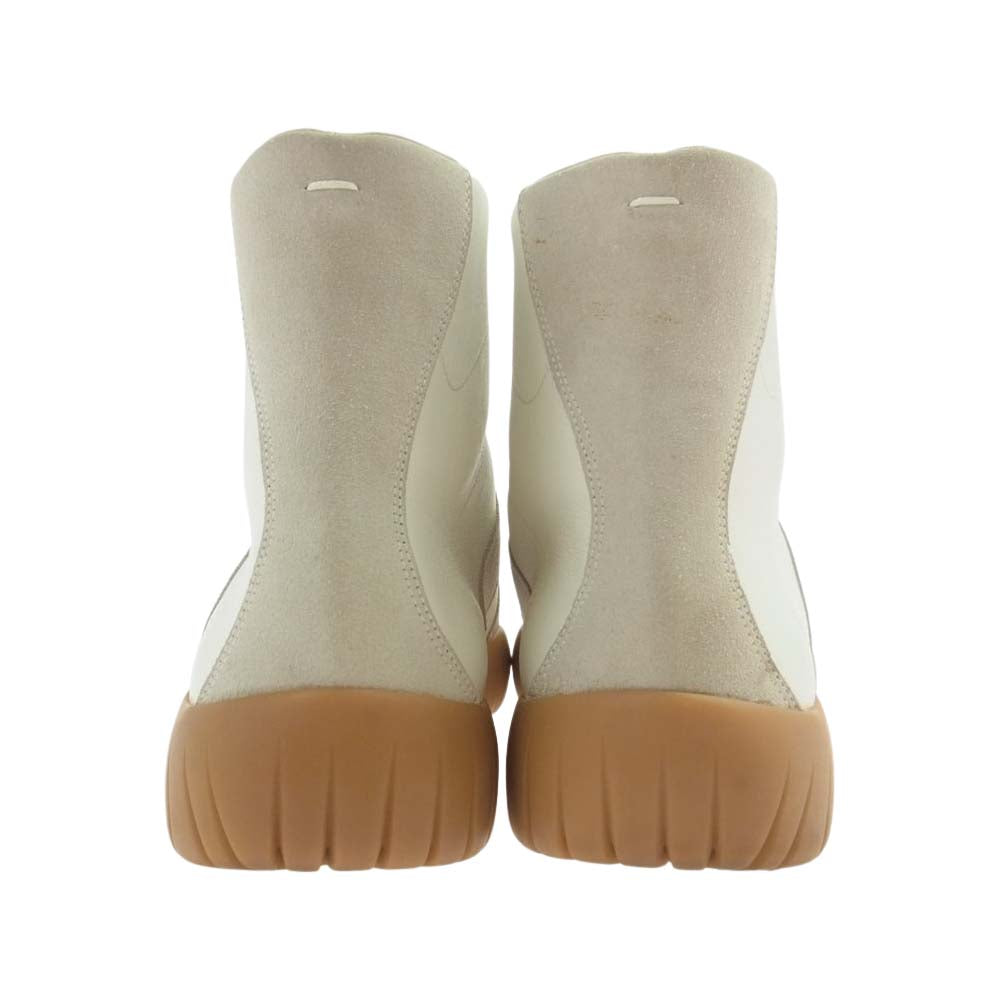 MAISON MARGIELA メゾンマルジェラ 17AW S37WS0337 Tabi German Trainer High Cut 足袋 ジャーマントレーナー ハイカット スニーカー グレー系 ホワイト系 41【中古】