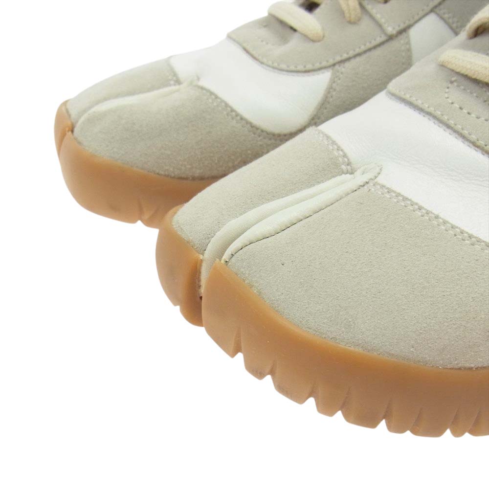 MAISON MARGIELA メゾンマルジェラ 17AW S37WS0337 Tabi German Trainer High Cut 足袋 ジャーマントレーナー ハイカット スニーカー グレー系 ホワイト系 41【中古】