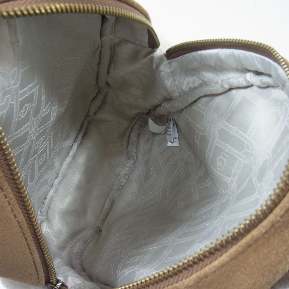 UGG アグ DANNIE II MINI BACKPACK SHEEP ダニー 2 ミニ シープ スエード ムートン バックパック リュックサック ライトブラウン系【中古】