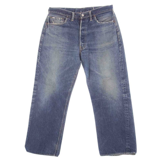 Levi's リーバイス ヴィンテージ オリジナル 501 XX ダブルエックス ボタン裏刻印無し Vステッチ 隠しリベット デニムパンツ インディゴブルー系【中古】