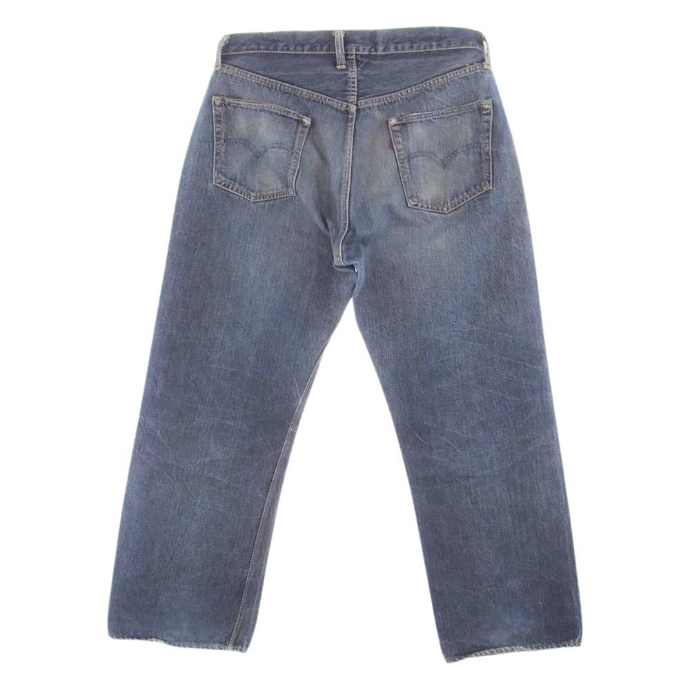 Levi's リーバイス ヴィンテージ オリジナル 501 XX ダブルエックス ボタン裏刻印無し Vステッチ 隠しリベット デニムパンツ インディゴブルー系【中古】