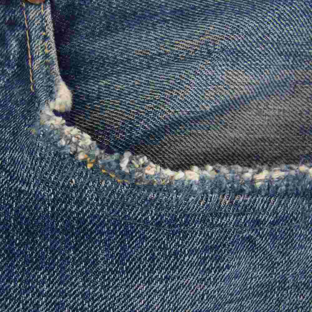 Levi's リーバイス ヴィンテージ オリジナル 501 XX ダブルエックス ボタン裏刻印無し Vステッチ 隠しリベット デニムパンツ インディゴブルー系【中古】
