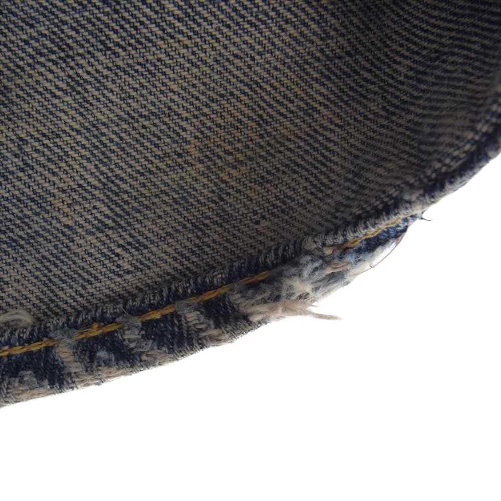 Levi's リーバイス ヴィンテージ オリジナル 501 XX ダブルエックス ボタン裏刻印無し Vステッチ 隠しリベット デニムパンツ インディゴブルー系【中古】