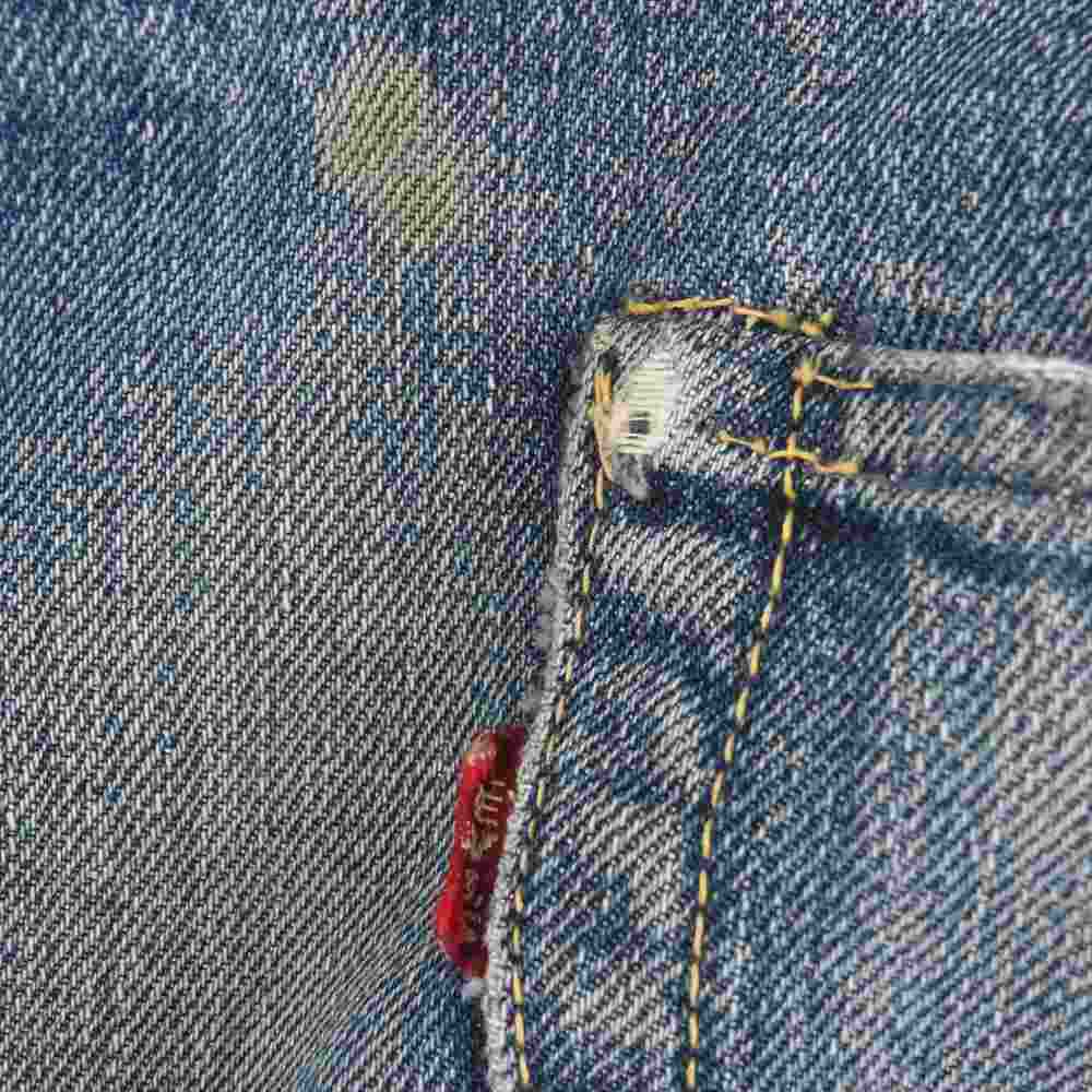 Levi's リーバイス ヴィンテージ オリジナル 501 XX ダブルエックス ボタン裏刻印無し Vステッチ 隠しリベット デニムパンツ インディゴブルー系【中古】