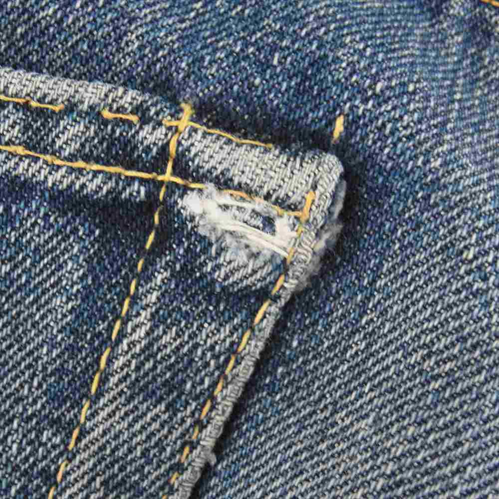 Levi's リーバイス ヴィンテージ オリジナル 501 XX ダブルエックス ボタン裏刻印無し Vステッチ 隠しリベット デニムパンツ インディゴブルー系【中古】