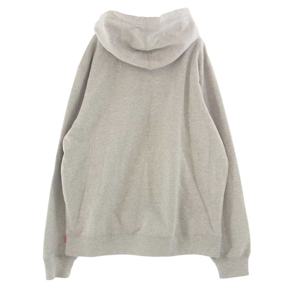 Supreme シュプリーム 19SS Tag Logo Hooded Sweatshirt タグ ロゴ フーディ パーカー グレー系 XL【中古】