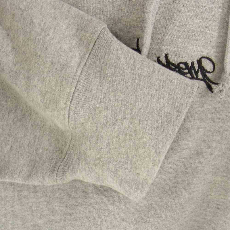Supreme シュプリーム 19SS Tag Logo Hooded Sweatshirt タグ ロゴ フーディ パーカー グレー系 XL【中古】