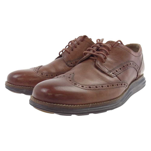 COLE HAAN コールハーン C26472 オリジナルグランド ショート ウィングチップ ドレスシューズ ブラウン系 9M【中古】