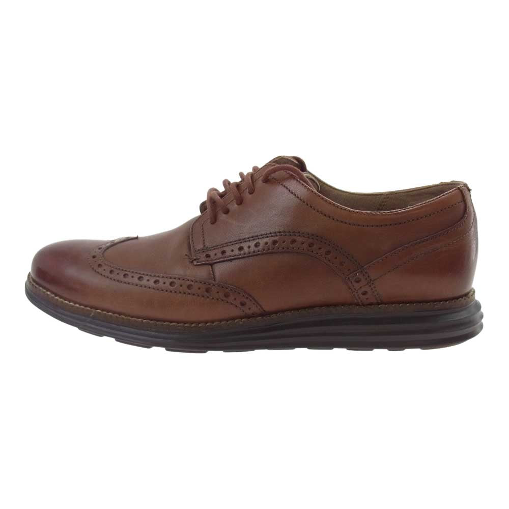 COLE HAAN コールハーン C26472 オリジナルグランド ショート ウィングチップ ドレスシューズ ブラウン系 9M【中古】 COLE HAAN コールハーン C26472 オリジナルグランド ショート ウィング