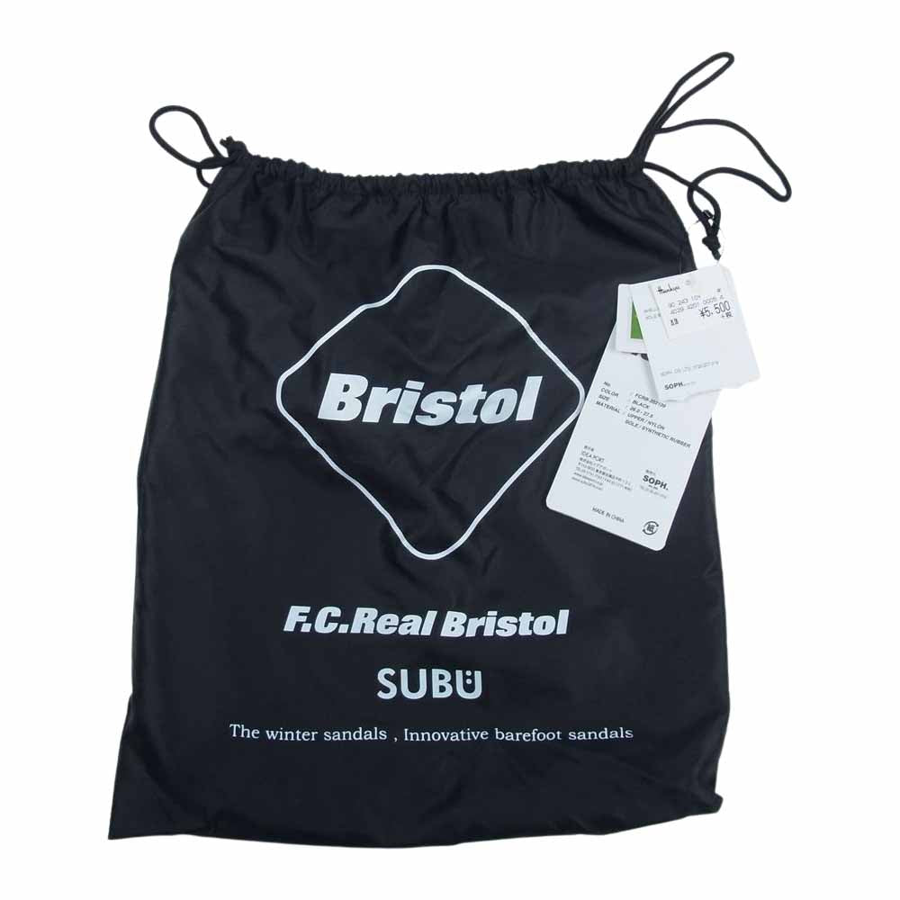 F.C.R.B. エフシーアールビー 20AW FCRB-202109 SUBU SANDAL ロゴ サンダル スリッパ ブラック系 26～27.5【中古】