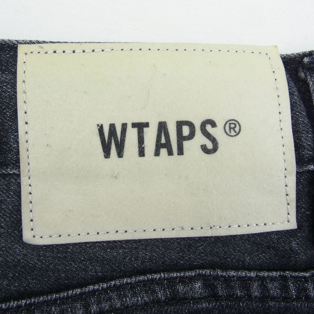 WTAPS ダブルタップス 18AW 182WVDT-PTM04 BLUES SKINNY DENIM TROUSERS ブルース スキニー デニムパンツ トラウザー ブラック ブラック系 2【中古】