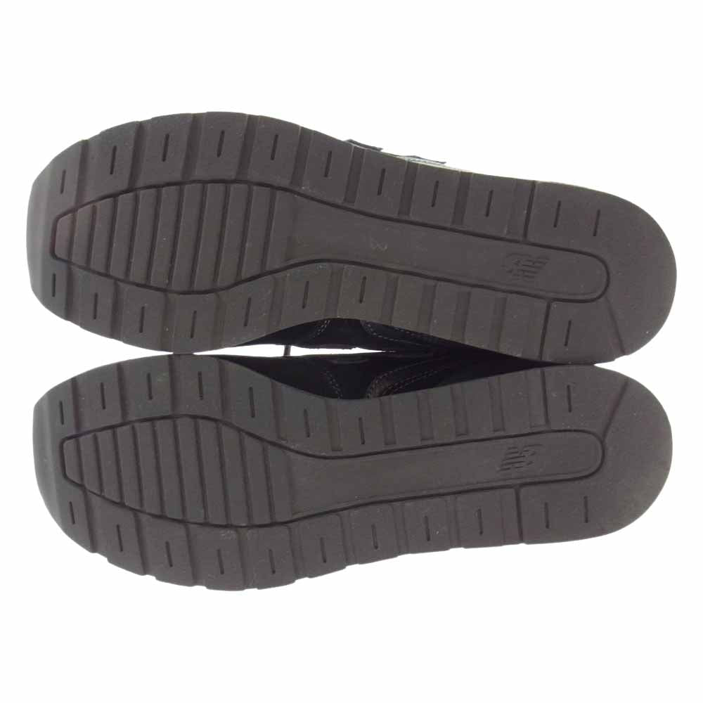 NEW BALANCE ニューバランス CM996RG ALL BLACK オールブラック スエード ローカット スニーカー ブラック系 27【美品】【中古】