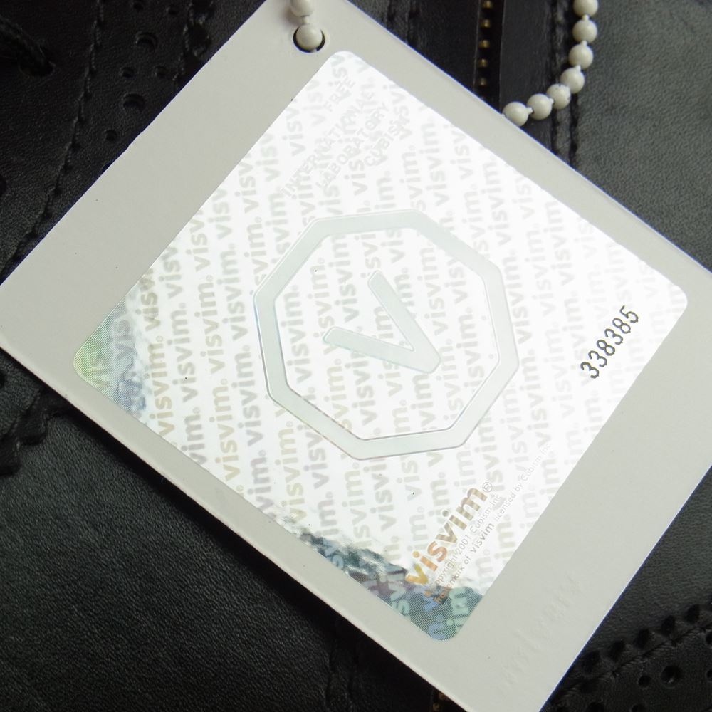 VISVIM ビズビム V10007522-01 PATRICIAN W.T. MID-FOLK パトリシアン ミッドカット フォーク レースアップ ブーツ ブラック系 US9【極上美品】【中古】