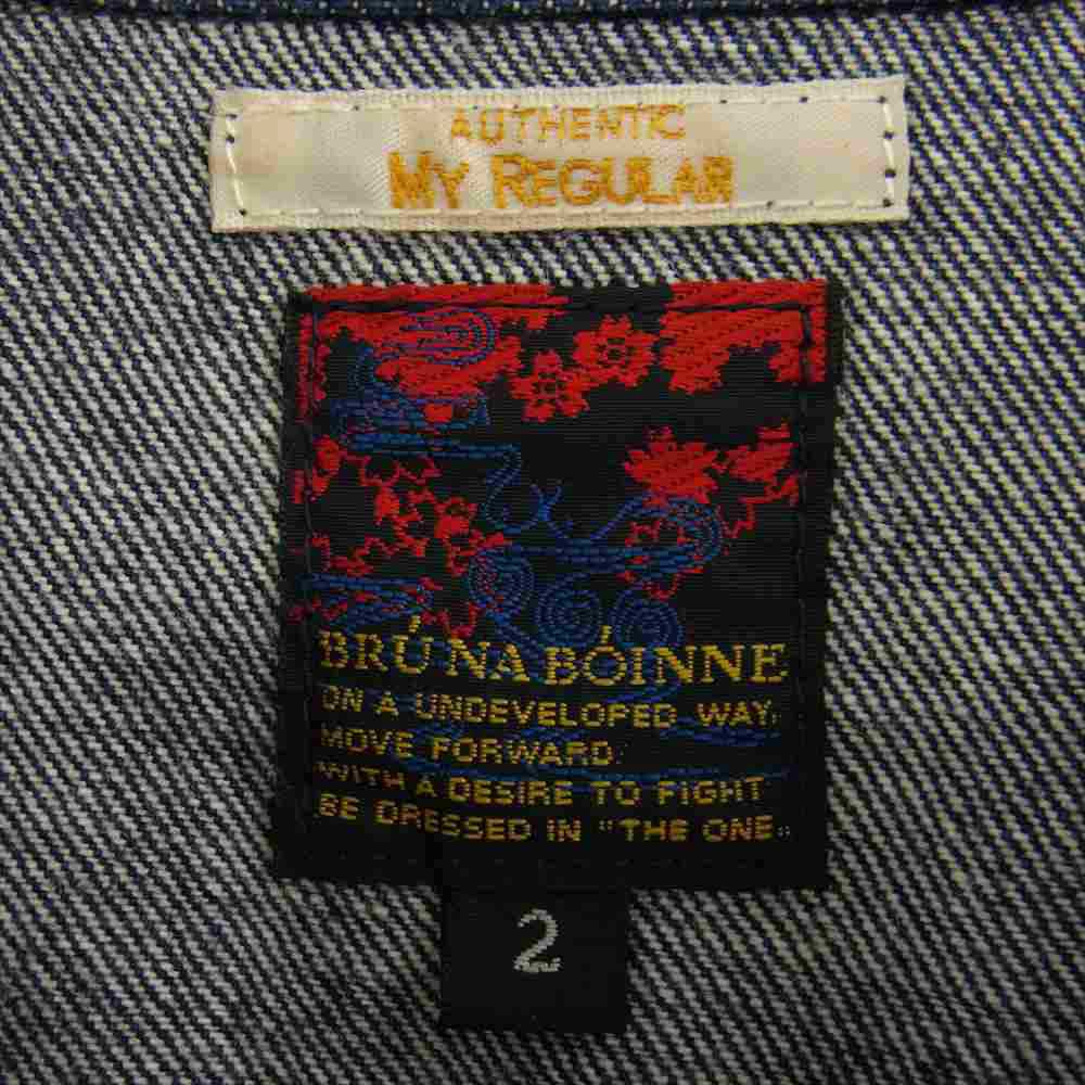 BRU NA BOINNE ブルーナボイン 5247-2 ダーラ デニム ジャンパー OW