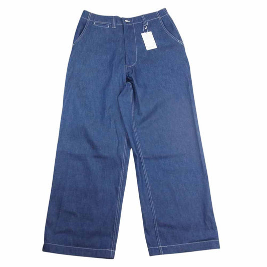 イートウツ 国内正規品 CORE FIELD TROUSER コアフィールド デニム トラウザー パンツ インディゴブルー系 32【新古品】【未使用】【中古】